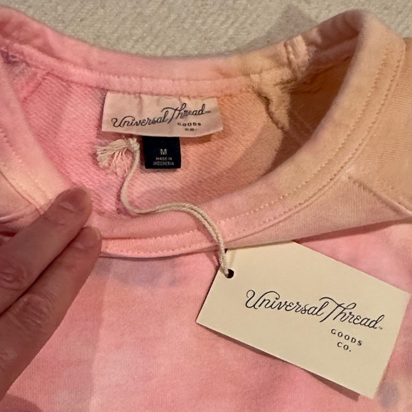 Universal Thread Pink Tie-Dye Sweatshirt M - Picture 3 of 10